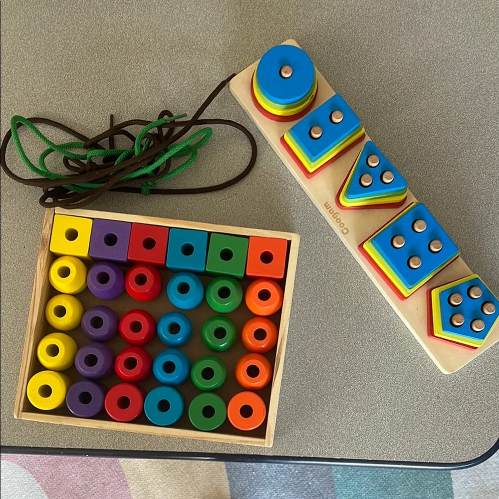 Umi Blue and Red Learning Toys Set